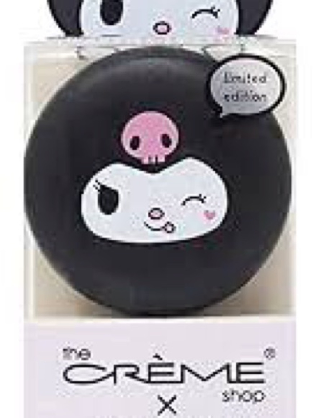The Crème Shop Kuromi Limited Edition Makeup Sponge - Black & Pink